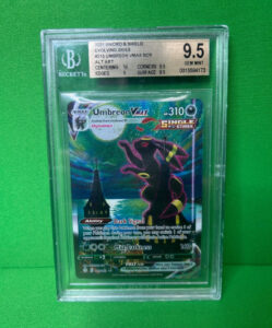 2021 POKEMON EVOLVING SKIES UMBREON VMAX ALT ART 215/203 BGS BECKETT 9.5