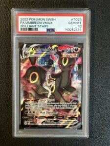 2022 Pokemon Umbreon Vmax Brilliant Stars PSA 10 #TG23