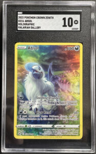 2023 Absol Full Art Sword & Shield Crown Zenith Galarian Gallery Holo SGC 10