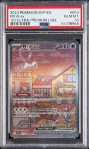 2023 POKEMON SVP EN-SV BLACK STAR PROMO 151 ULTRA-PREM COLL #053 MEW EX PSA 10