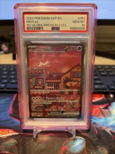 2023 POKEMON SVP EN-SV BLACK STAR PROMO 151 ULTRA-PREM COLL #053 MEW EX PSA 10
