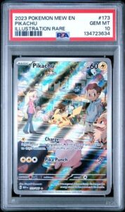 2023 Pokemon EN 151 Pikachu Illustration Rare 173/165 PSA 10 GEM MINT