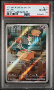 2023 Pokemon Scarlet & Violet Illustration Rare #211 Ralts PSA 10
