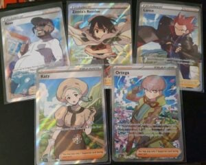 5 Zinnia’s Resolve Lance Ortega Katy Rose Pokemon Full Art Trainer NM