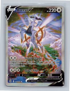 Arceus V (Alternate Full Art) Ultra Rare SWSH09: Brilliant Stars 166/172 NM