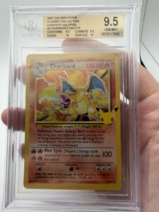 BGS 9.5 Gem Mint 💎 Charizard Celebrations TRUE GEM MINT Sub 2 10s Beckett