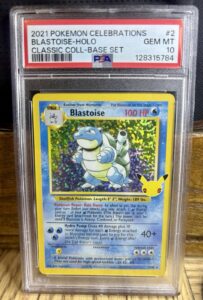 Blastoise 2021 Pokemon Celebrations #2 Classic Collection Holo PSA 10