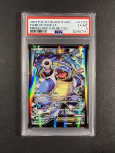 Blastoise EX XY122 – Red & Blue Collection – Full Art – Black Star Promo – PSA 6