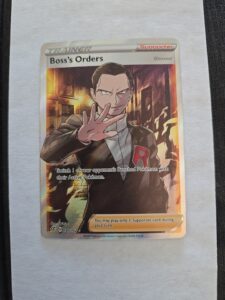 Boss’s Orders (Full Art) Foil Ultra Rare SWSH02: Rebel Clash 189/192 NM