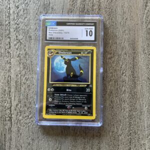CGC 10 GEM MINT Umbreon 2001 Neo Discovery 13/75 Holo SWIRL Pokemon Card