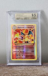 Charizard 11/108 Evolutions Reverse Holo BGS 9.5 PSA 10 potential? Read.