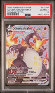 Charizard Vmax SV107/072 Shining Fates Pokemon PSA 10 *288