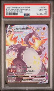 Charizard Vmax SV107/072 Shining Fates Pokemon PSA 10 *290