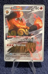 Emboar 098/086 Illustration Rare White Flare Pokemon – NM/M – MUST HAVE
