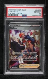 Full Art – Raihan Pokémon Sword & Shield Crown Zenith Galarian Gallery PSA 10