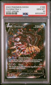 Giratina V Alt Art PSA 10 Lost Origin CLEAN BEAUTIFUL