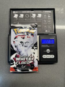 Heavy 22.70g! Pokémon White Flare Booster Pack Sealed!
