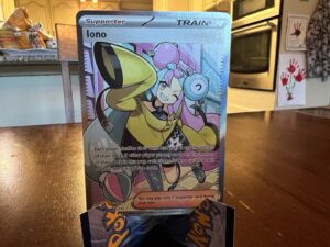 Iono Pokémon TCG Paldea Evolved Holo Ultra Rare Full Art 254/193 Near Mint