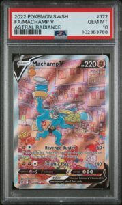 Machamp V 172/189 Astral Radiance Pokemon PSA 10 *788
