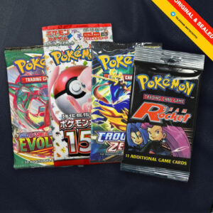 POKEMON BOOSTER PACK LOT x4 / Rocket, 151, Crown Zenith, Prismatic Evolutions
