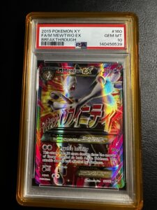 PSA 10 2015 Pokémon M Mewtwo EX Full Art Holo Ultra Rare 160/162 Breakthrough