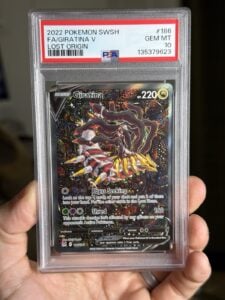 PSA 10 GEM MINT Giratina V 186/196 Lost Origin Alt Art Holo Pokemon Card