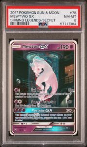 PSA 10 Mewtwo GX 78/73 Pokemon Sun & Moon Shining Legends Secret Rare 78/73