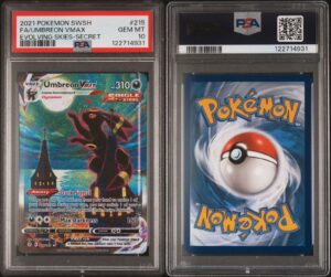 PSA 10 Moonbreon Umbreon VMAX (Alternate Art Secret) 215/203 SWSH07 New Cert!