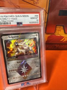 PSA 10 Solgaleo #89 Pokémon Sun & Moon Ultra Prism Gem Mint Low Pop