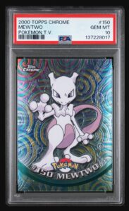 PSA 10 Topps Chrome Pokemon Mewtwo #150