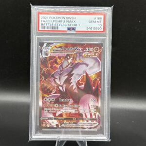 Pokemon 2021 Urshifu VMAX 168/163 Single Strike Secret Rare GEM MINT PSA 10