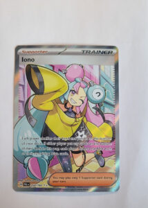Pokemon 2023 Paldea Evolved Iono 254/193 Ultra Rare Full Art Trainer NM