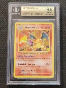 Pokemon Charizard 11/108 XY Evolutions Holo Rare GRADED BGS Beckett 9.5 Gem Mint