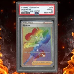 Pokemon Fusion Strike SHAUNA 278/264 Secret Rainbow Rare PSA 10