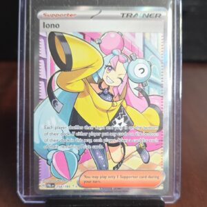 Pokémon Iono Trainer Full Art Ultra Rare Holo 254/193 Sv02 Paldea Evolved