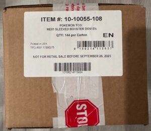 Pokemon ME01 Mega Evolution Base Factory Sealed Sleeved booster 144 Pack Case