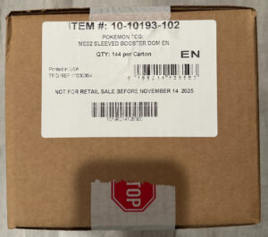 Pokemon ME02 Phantasmal Flames Factory Sealed Sleeved booster 144 Pack Case