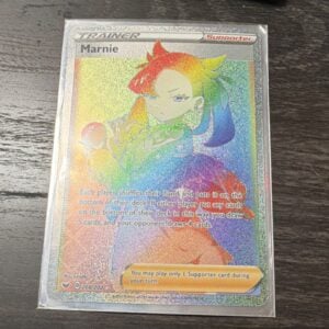 Pokémon Marnie Secret Rare Full Art Holo Trainer 208/202 Swsh01 Sword & Shield
