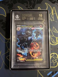 Pokemon Mega Charizard X Ex 125 SIR Phantasmal Flames BGS 10 Black Label English