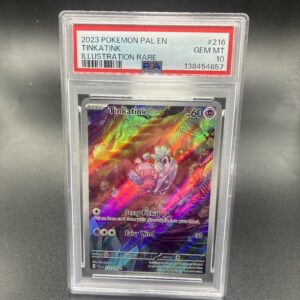 Pokemon Paldea Evolved ~ TINKATINK ~ PSA 10 ~ Illustration Rare 216/193