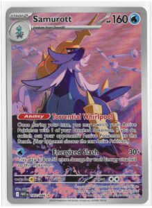 Pokemon – Samurott – 107/086 – WHT White Flare – Illustration Rare Full Art