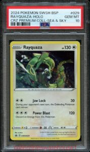 Pokemon Sea & Sky Promo Rayquaza SWSH029 PSA 10