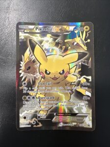 Pokémon TCG: Pikachu EX XY124 Full Art Holo XY Black Star Promo NM