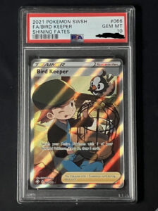 Pokémon TCG Shining Fates Trainer Bird Keeper 066/072 Full Art PSA 10 Gem Mint!!