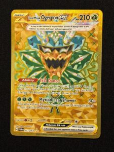 Pokémon TCG Teal Mask Ogerpon ex 221/167 Sv06 Hyper Rare Full Art Holo NM