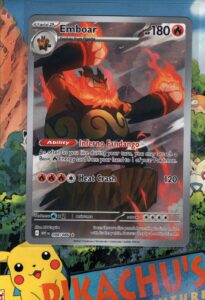 Pokémon TCG White Flare Emboar 098/086 Illustration Rare NM/M