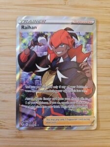 Raihan 202/203 Evolving Skies NM Full Art Pokemon Card