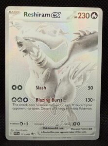 Reshiram ex – Full Art Black White Rare WHT SV: White Flare 173/086 NM