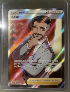 Rose Full Art Ultra Rare Holo 189/189 Pokemon Darkness Ablaze Near Mint
