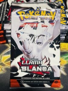 x1 SPANISH Pokemon TCG White Flare SV10.5 Booster Pack NEW/Factory Sealed